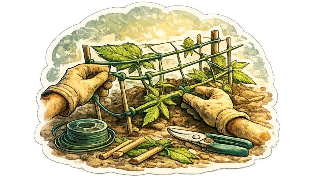 Pflanzenpflege & Training – mehr Ertrag durch richtige Technik