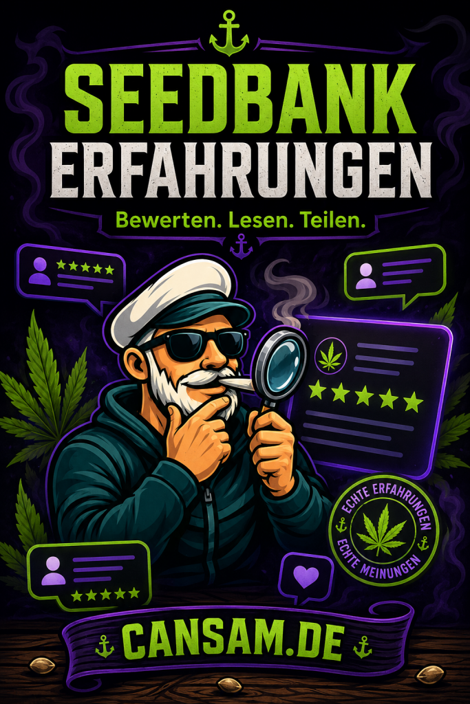 Seedbank Erfahrungen und Bewertungen auf Cansam.de mit Reviews und Anbietercheck