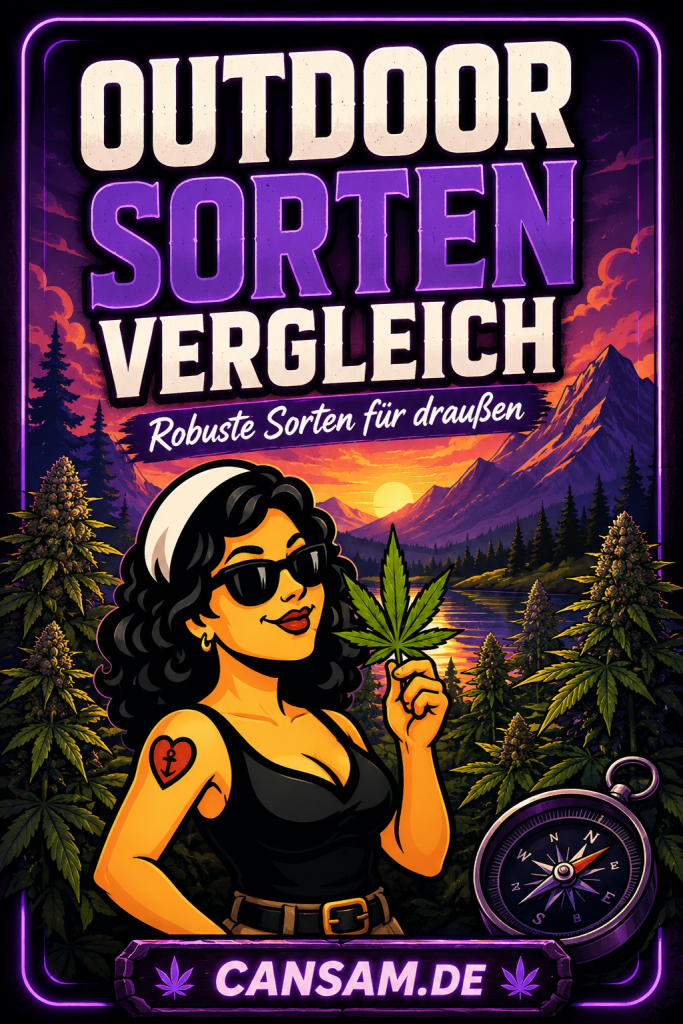 Outdoor Sorten Vergleich auf Cansam.de