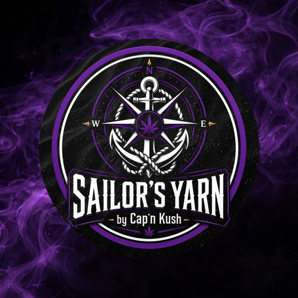 Sailor’s Yarn by Cap’n Kush is our clothing and lifestyle line from the world of Cap’n Kush, Madame Haze and Purple Smoke.
